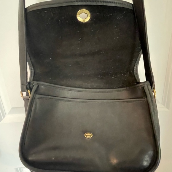 *Vintage* Coach City Crossbody Purse Made In New York Black Creed 372-3725 - Picture 6 of 16